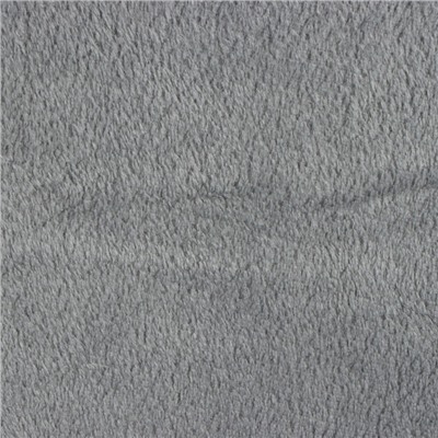 Плед «Этель», 150×200 см, корал-флис, серый