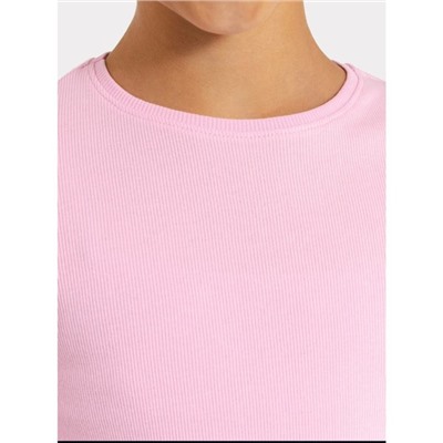 Лонгслив для девочки, цвет розовый, рост 122-128 см