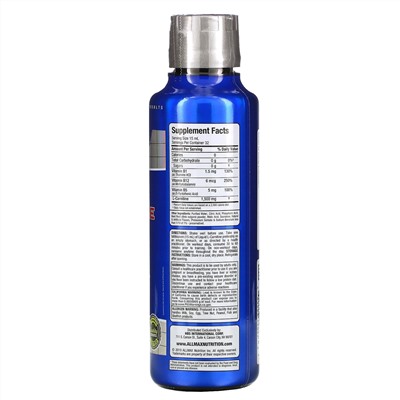 ALLMAX Nutrition, жидкий L-карнитин 1500, фруктовый пунш, 473 мл (16 уний)