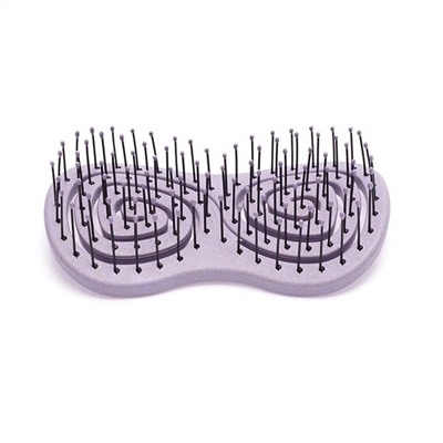 Dewal Beauty Щетка массажная с нейлоновым штифтом / Eco-Friendly DBEF35-Violet, бабочка, фиолетовый 19223