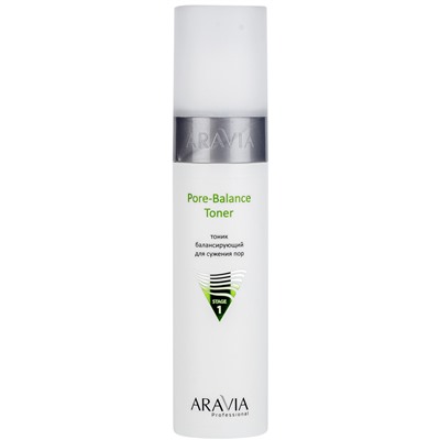 ARAVIA Тоник балансирующий для сужения пор для жирной и проблемной кожи Pore-Balance Toner 250 мл