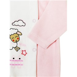 1630 Комбинезон+шапочка велюр