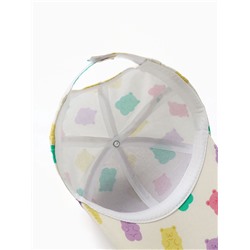 Кепка детская KAFTAN «Мармеладные мишки», белая, размер 52-54