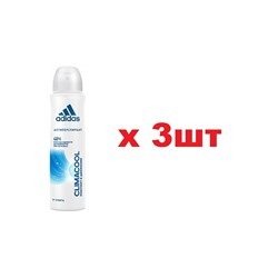 Adidas Дезодорант Спрей 150мл Climacool 48ч жен 3шт