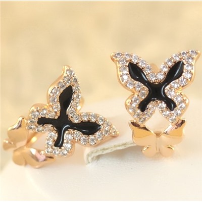 Серьги позолота  H01-14040р