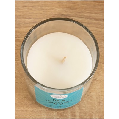 Свеча с кристаллом внутри Sea and Summer After the rain, 120 г, соевый воск, после дождя