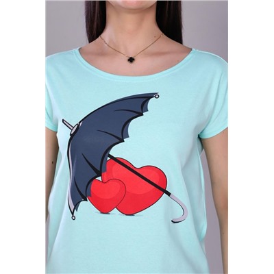 Футболка 24854 (Ментол)