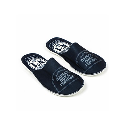 Набор для бани с принтом «Крутой мужик», 4 предмета: шапка, рукавица, тапочки, коврик, войлок, тёмный, «Банная забава»