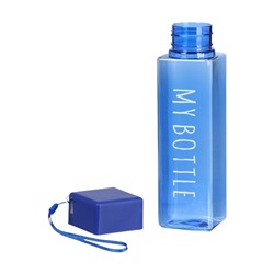 Бутылка для воды My bottle, 450 мл, 20×5.5 см, синяя