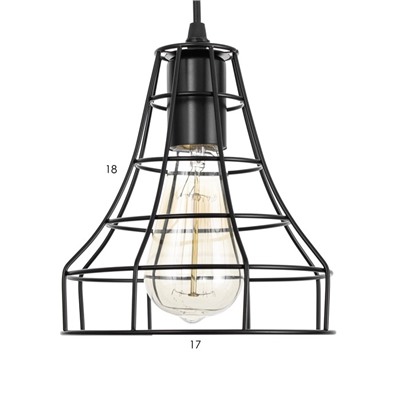 Светильник «Кубок» 3хЕ27 40 Вт 50×18×19-139 см