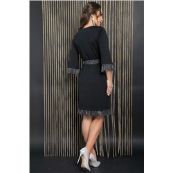 Платье Диона (черное) П11499