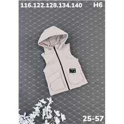 Жилет H6 серый