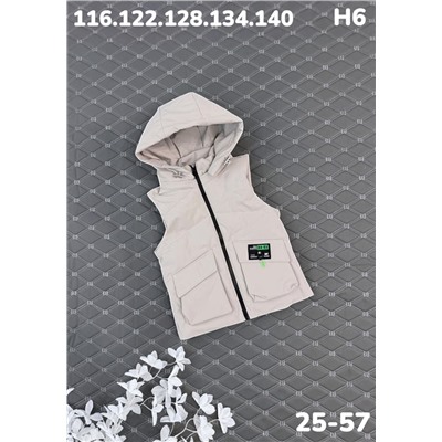 Жилет H6 серый
