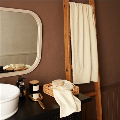 Полотенце махровое «Экономь и Я», 70×140 см, 100% хлопок, 320 г/м², молочное