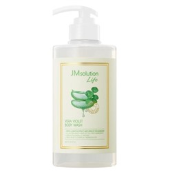 JMSolution Гель для душа с экстрактом алоэ вера Wash Body Vera Violet Life