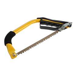 Пила лучковая ТУНДРА, «волчий зуб» для быстрого пила по сухой и мокрой древесине, 300 мм