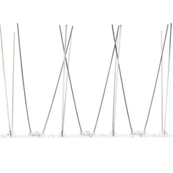 Отпугиватель для птиц, 25×10 см, шипы противоприсадные 20 шт., 2 ряда, Greengo