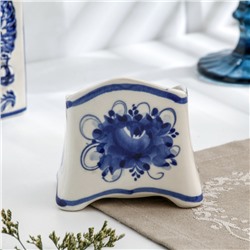 Подставка для губки кухонной, 6×9 см, гжель, фарфор
