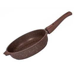 Сковорода 24см АП Гранит brown со съемной ручкой арт.024806