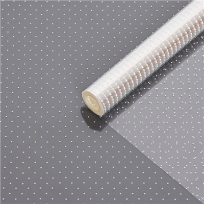 Пленка цветная с белым рисунком точки 100 см × 9 м 350 г