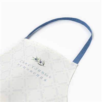 Фартук «Этель» Olives, 60×70 см, 100% хлопок, репс 220 г/м²