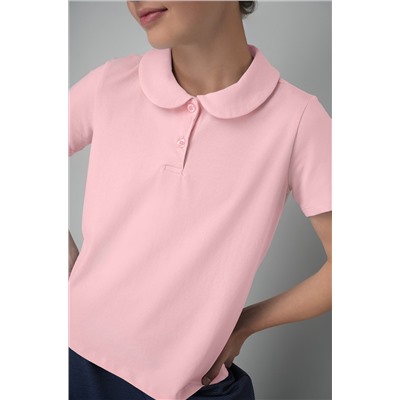 Блузка-поло с коротким рукавом для девочки Happyfox