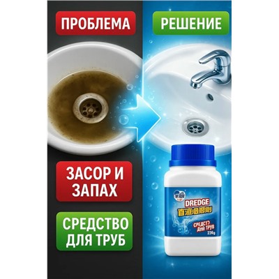 Средство для очистки труб от засора на кухне #23090960