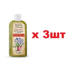 Botanic Therapy Шампунь для волос 285г Восстановление и энергия для жирных волос 3шт