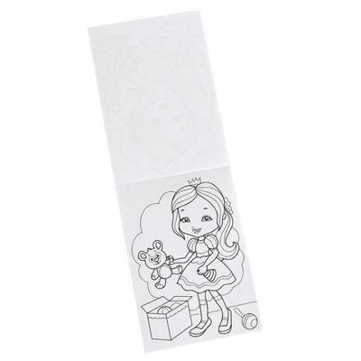 Раскраска для девочек «100 листов. Добрые принцессы», для детских садов и центров развития