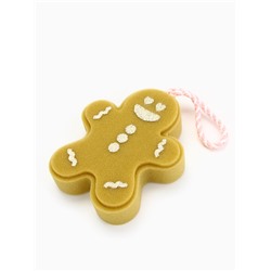 Мочалка для тела в форме рождественского пряника, URAL LAB