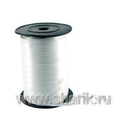 Лента для праздничной упаковки 5 мм х 500 м белая 1302-0077