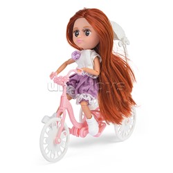 Кукла "Велопрогулка" с аксессуарами, в коробке