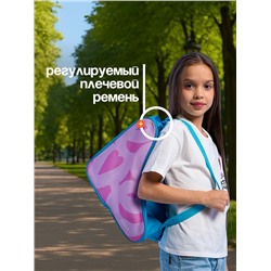 Сумка детская для коньков и роликов ONLYTOP Love, 31х28х20 см