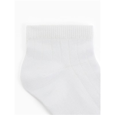 Носки мужские укороченные R&S, 3 пары, размер 40-44, белые