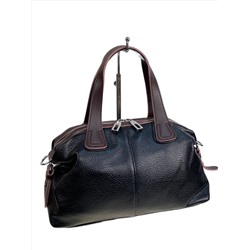 Женская сумка из натуральной кожи, цвет  черный