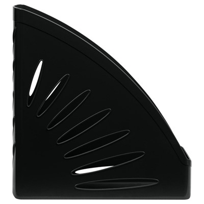 Лоток для бумаг вертикальный 110 мм "Тропик" черный ЛТ350/ЛТВ-31107 Стамм