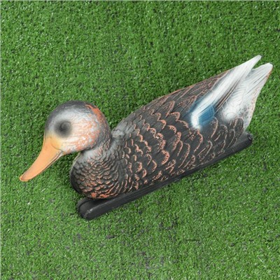 Фигура подсадная «Кряква черная» селезень, 36×15×16 см