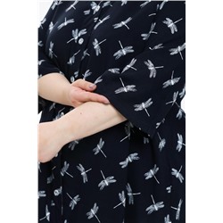 Пуговка Стрекоза чернильный