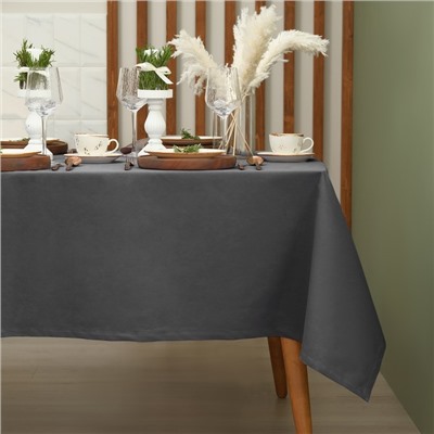 Скатерть «Этель» Kitchen, 150×180 см, 100% хлопок, саржа 220 г/м², серая