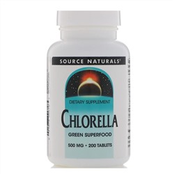 Source Naturals, Хлорелла 200 таблеток