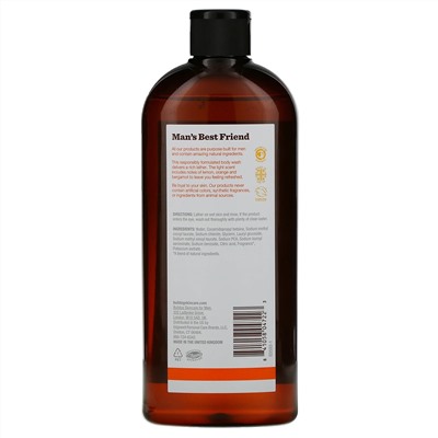 Bulldog Skincare For Men, гель для душа, лимон и бергамот, 500 мл (16,9 жидк. унций)