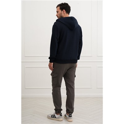 Мужская толстовка на молнии из футера трехнитки Happyfox