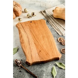Доска разделочная и сервировочная Дарим Красиво «Восточная», массив дуба, 20×34×2.4 см