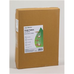 Подставка для цветов Greengo, 4 полки, 36×23×74 см, напольная, каркас металл, полки МДФ, белая
