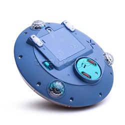 Летающая тарелка на батарейках, в коробке