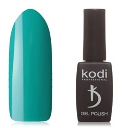 Kodi Гель-лак Бирюзово-зеленый, без перламутра и блесток, плотный, 8 мл 11885