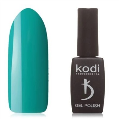 Kodi Гель-лак Бирюзово-зеленый, без перламутра и блесток, плотный, 8 мл 11885