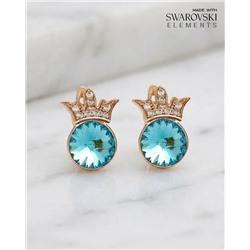 Серьги с кристаллами Swarovski