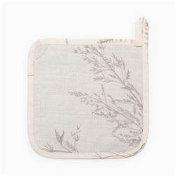 Прихватка «Этель» Flower herbarium, 19×19 см, 100% хлопок, репс 210 г/м²