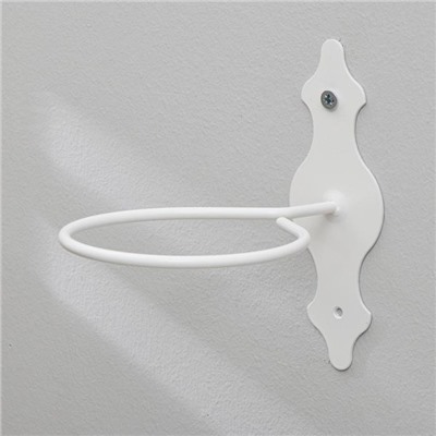 Поддержка для кашпо, d=13 см, белая